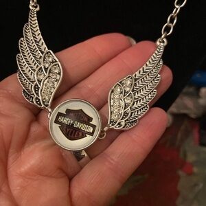 Wing Snap Button Jewelry Necklace